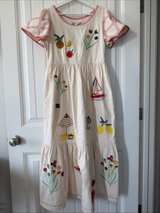 HUNTER BELL Dresses & Skirts - Hunter Bell Marley Embroidered Midi Dress